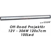 Resim Drs Tuning Off-Road Projektör 12V 306W 120X7CM 100LED 4203262 