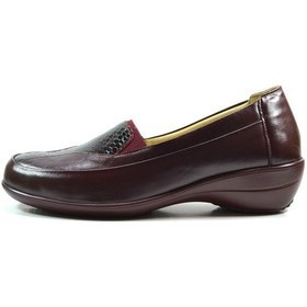 Resim Dr. Comfort 3203 Hakiki Deri Bordo Diyabetik Kadın Anne Ayakkabı Bordo 