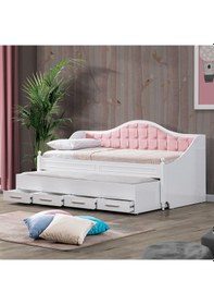 Resim Yavrulu Yatak, Eymen Pembe Yavrulu Karyola + 2 Comfort Yatak 