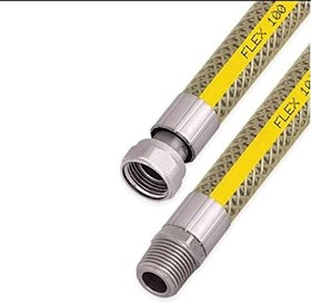Resim Doğalgaz Flex Bağlantı Hortumu Gaz Flexi 125 Cm 