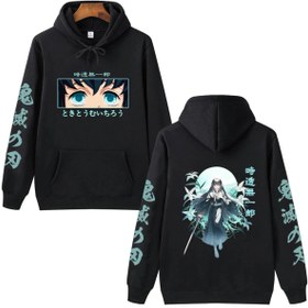 Resim GALASHOP Demon Slayer Tokito Muichiro Kapüşonlu Hoodie 