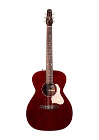 Resim Seagull M6 Ltd Elektro Akustik Gitar Ruby Red 
