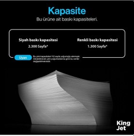 Resim Kingjet Hp Officejet Pro 8620 Uyumlu Yüksek Kapasiteli 4 Renk Takım Çipli Uyumlu Kartuş 950xl 
