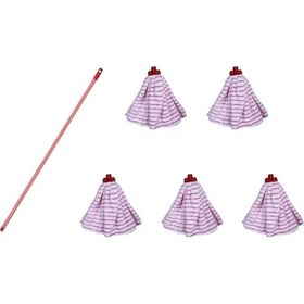 Resim Tesa Yedek Islak Temizlik Kovası Mop Takımı 6'lı 