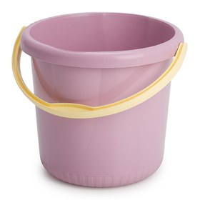 Resim Bora Plastik Kova, Oluklu, No: 2, 10 L, Pembe 