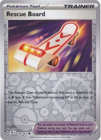 Resim Rescue Board Reverse Holo 159/162 - Temporal Forces - Pokemon Kartı Mint 