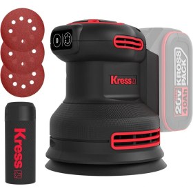 Resim Kress KUD20.9 20VOLT 125MM Kömürsüz Profesyonel Devir Ayarlı Eksantrik Zımpara (Akü Dahil Değildir) 