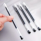 Resim 6 adet / 10 adet Büyük Kapasiteli 0.5mm İğne Tüpü Jel Kalem, Öğrenciler ve Ofis Yazısı için Uygun 