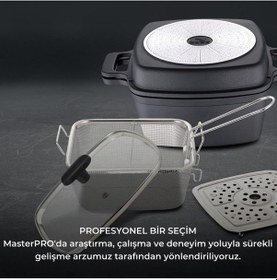 Resim Çok Fonksiyonlu 5 Parça Yemek Seti, Tüm Ocaklara Uygun Çok Renkli 