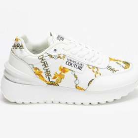 Resim VERSACE JEANS COUTURE Sarı-Beyaz Kadın Sneaker 75VA3SH2ZS911G03 