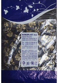 Resim Çiçek Baskılı Mini Boy Hışır Poşet 20X30Cm 100 Adet 
