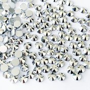 Resim Yeni Yıl, Hediye, 2025, Isıya Dayanıklı Onarım Cam Düz Arka Taş, Tırnak Sanatı, Giysiler, Çantalar, Ayakkabılar, Bardaklar, Cep Telefonu Kılıfları, DIY Dekorasyon, Tırnak Kiti DIY, Gümüş, SS6-SS30 