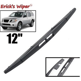 Resim Lasonstiges Erick'in Silecek 12"nissan R51 2005 - 2012 Ön Cam Arka Cam Yağmur Perdesi İçin Navigasyon Radarı İçin Arka Silecek Lastiği 