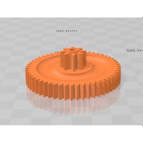 Resim 8x54 Diş Plastik Dişli Akülü Oyuncak Araba Şanzuman Dişlisi 