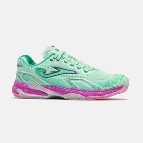 Resim Joma Tulls2627om Ultra Light Lady Toprak Kort Tenis & Padel Kadın Ayakkabısı - Turkuaz/pembe 