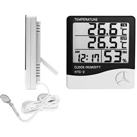 Resim Wellhise Htc-2 Saatli Nem Ölçer ve Dijital Termometre Hafızalı N11.960 
