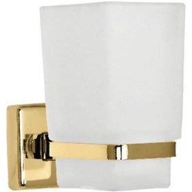 Resim Genel Markalar Çelik Banyo Kumru Diş Fırçalık Altın Renkli Montajlı 