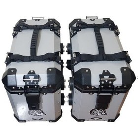 Resim Motosiklet Yan Çantalar İçin Tutamak Takımı 