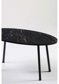 Resim Uslucan Alışveriş Orta Sehpa Metal Ayak Elips Bendir Çok Renkli 