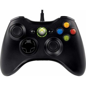 Resim Xbox 360 Pc Uyumlu Wired Kablolu Oyun Kolu Controller 