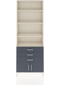 Resim Arges Dolap 4 Raflı 3 Çekmeceli 2 Kapaklı 88x30x243 Aytaşı-an... Aytaşı 