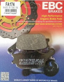 Resim Ebc Fa174 2020-2022 Honda Crf1100l Africa Twin Adventure Sports Es Uyumlu Arka Fren Balatası Organik Balata 