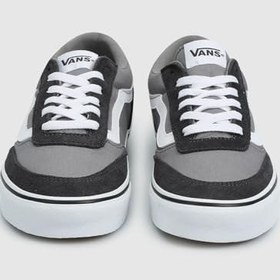 Resim Vans Erkek Çocuk Brooklyn Ls Sneaker Ayakkabı, Siyah/Gri, 3 