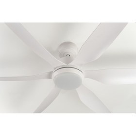 Resim Alsanfan Ürgüp Beyaz Aydınlatmalı Uzaktan Kumandalı Tavan Vantilatörü 168CM 