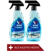 Resim Wörf Buz Çözücü Sprey 500 ML Eko Seri 2 li + Pratik Buz Kazıyıcı 