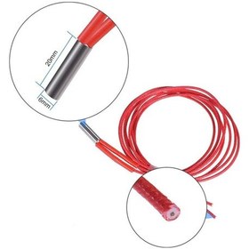 Resim 12v 40w Seramik Isıtıcı 1m Kırmızı 