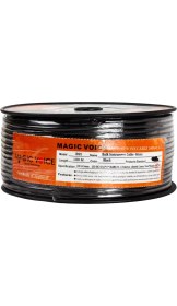 Resim Magicvoice B96 Profesyonel Tek Damarlı Blendajlı Enstrüman Mikrofon Kablosu Mono 100 Metre (Siyah) 