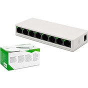 Resim Pix-Link 8 Port 100 Mbps Ethernet Switch RJ45 Splitter - Beyaz 