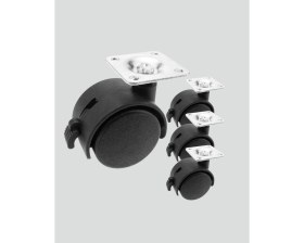 Resim Belle Fusion Mey Ithalat® Kilitli Mobilya Ayağı 6 cm 4’lü Set Zemin Korumalı 