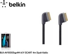 Resim BLK-AV10005Q4M 4-V Scart 4m Siyah Kablo Belkin