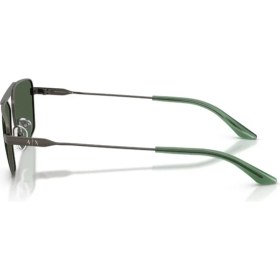 Resim Armani Exchange Aex 2059S 613371 56 Unisex Geometrik Gri Metal Güneş Gözlüğü 