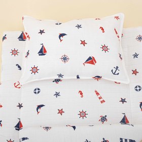 Resim Alt Açma Matı ve Yastık - Çift Taraflı - Bahriyeli 