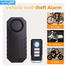 Resim Xuweiwei Ynf Siyah Hırsızlık Karşıtı 113db Akıllı Kablosuz Bisiklet Sireni Uzaktan Kumanda 6 Ay Pil Ömrü Evrensel 