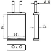 Resim ORIS KKI038032 Kalorifer Brazing Heater A/M 180X145X32 Rio 