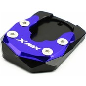 Resim Dashanshop Yamaha Xamx300 Xmax 300 Xmax 125 250 300 400 Cnc Motosiklet Yan Sehpa Genişletme Pedi Blue 