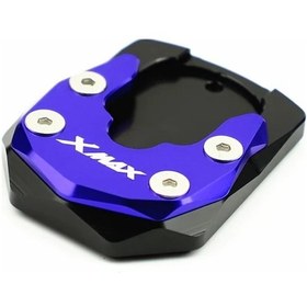 Resim Dashanshop Yamaha Xamx300 Xmax 300 Xmax 125 250 300 400 Cnc Motosiklet Yan Sehpa Genişletme Pedi Blue 