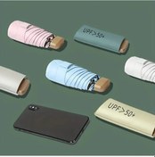 Resim Cordial Kompakt 6 Dilim Mini Katlanır Şemsiye - Mavi, Hafif Alüminyum Saplı, Güneş Ve Yağmur İçin 