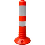 Resim İleri Trafik Delinatör 50 x 8 cm TPU - Soketli, Esnek Duba 