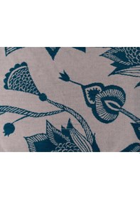 Resim Kadife Tropik Desenli 90x180 Cm Outlet Plaj Havlusu Baveno Turkuaz 