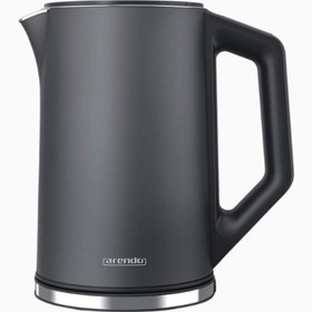 Resim Arendo Elegant Paslanmaz Çelik Su Isıtıcısı, 1,5 L, 2200W, 5 Kademeli 40-100°C Sıcaklık Ayarı 