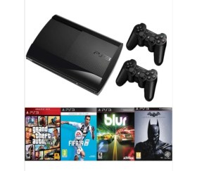 Resim Sony Ps3 500 GB Slim Oyun Konsolu + 2 Kol + 30 Hit Oyun + 100 Arcade Oyun 