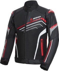 Resim MOTOANL Motosiklet Montu Full Korumalı 4 Mevsim Maxdura 600-D Kumaş Ve Deri Motor Mont Men 