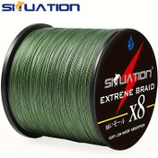Resim 500m Süper Güçlü Olta Misinası, 8 İplikli Multifilament PE Anti-Abrasyon Örgülü Misina, 12 25 40 60 80 LB Pürüzsüz Uzun Atış İçin 
