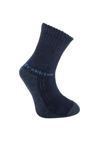 Resim Thermoform Trekking Extra Dolgulu, Darbe Emici Kışlık Çocuk Çorap Lacivert Renkli 