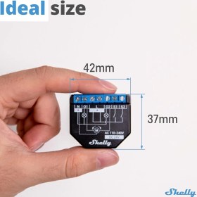Resim Nikon Shelly Plus 2pm | Wi-Fi ve Bluetooth 2 Kanallı Akıllı Röle Anahtarı, Güç Ölçümlü | Ev Otomasyonu | P 