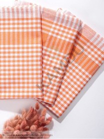 Resim 2 Adet Pöti Kareli Kurulama Bezi, 50x70 Cm Karışık Renk, Beslenme Örtüsü Çok Renkli 